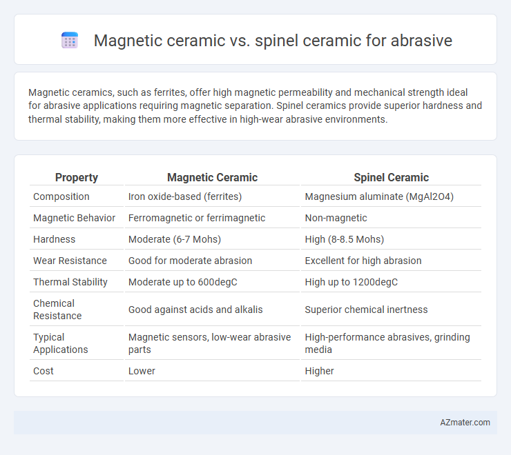 Magnetic ceramic vs. spinel ceramic for abrasive - What is The Difference?
