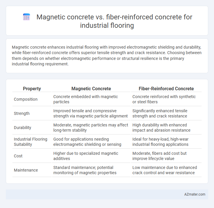 Magnetic concrete vs. fiber-reinforced concrete for industrial flooring - What is The Difference?