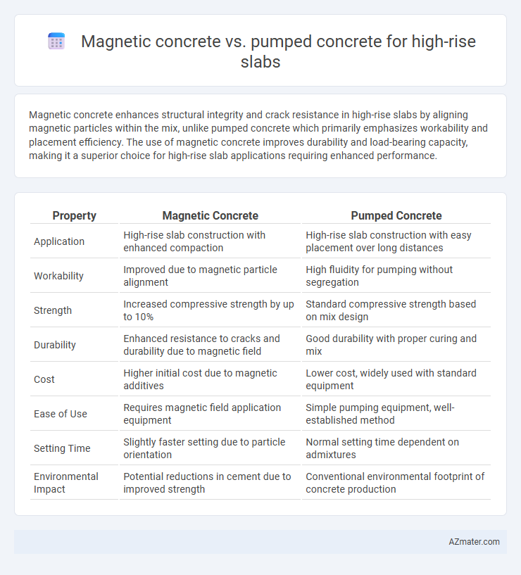 Magnetic concrete vs. pumped concrete for high-rise slabs - What is The Difference?