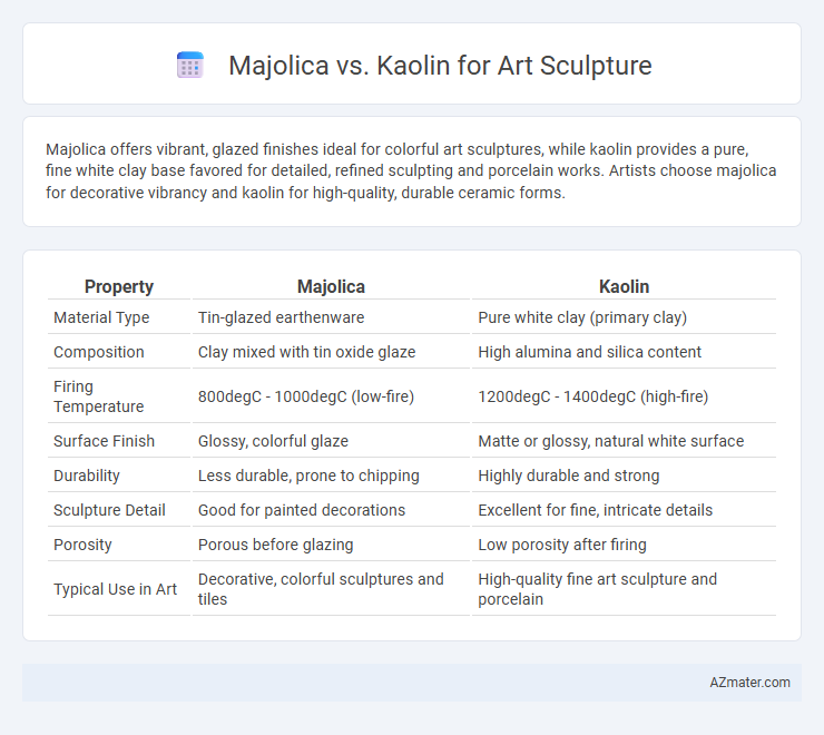 Majolica vs. Kaolin for Art Sculpture - What is The Difference?