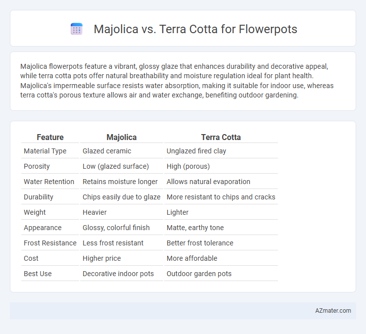 Majolica vs. Terra Cotta for Flowerpots - What is The Difference?