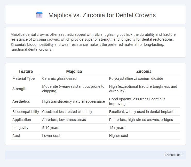 Majolica vs. Zirconia for Dental Crowns - What is The Difference?