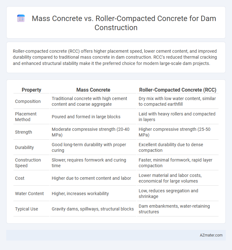 Mass Concrete vs. Roller-Compacted Concrete for Dam Construction - What is The Difference?