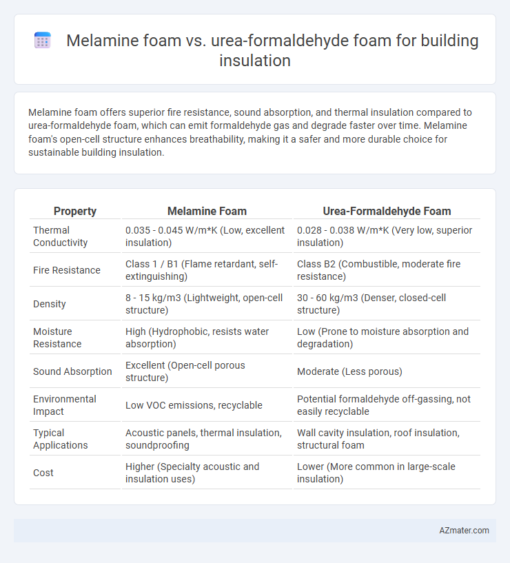 Melamine foam vs. urea-formaldehyde foam for building insulation - What is The Difference?