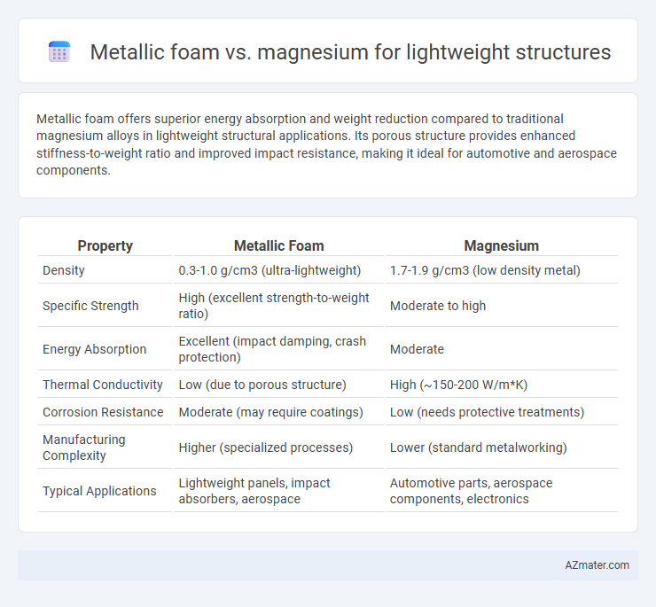 Metallic foam vs. magnesium for lightweight structures - What is The Difference?