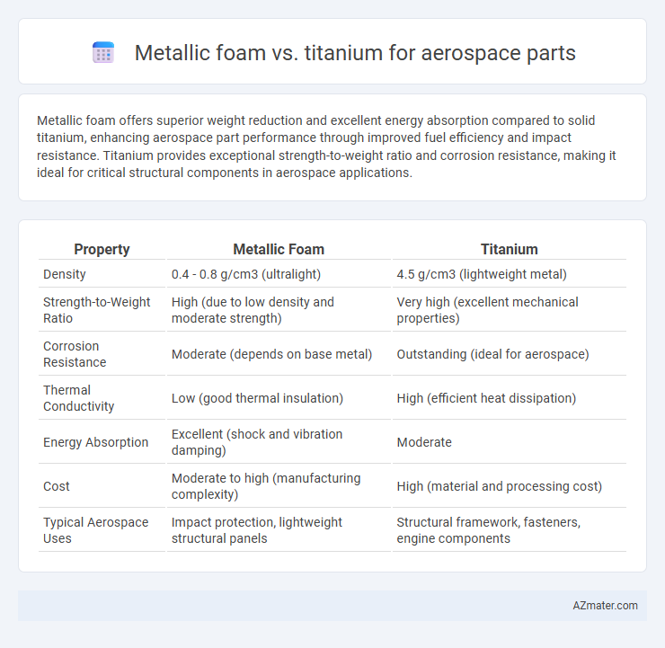 Metallic foam vs. titanium for aerospace parts - What is The Difference?
