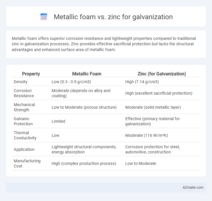 Metallic foam vs. zinc for galvanization - What is The Difference?