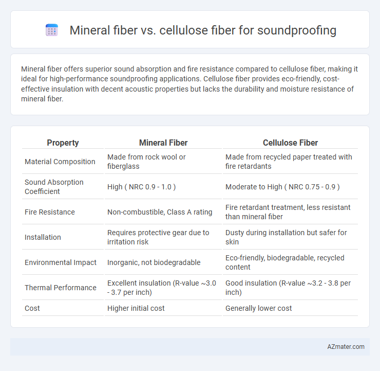 Mineral fiber vs. cellulose fiber for soundproofing - What is The Difference?