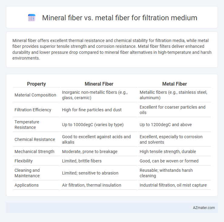 Mineral fiber vs. metal fiber for filtration medium - What is The Difference?
