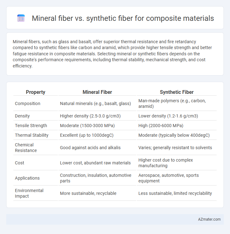 Mineral fiber vs. synthetic fiber for composite materials - What is The Difference?