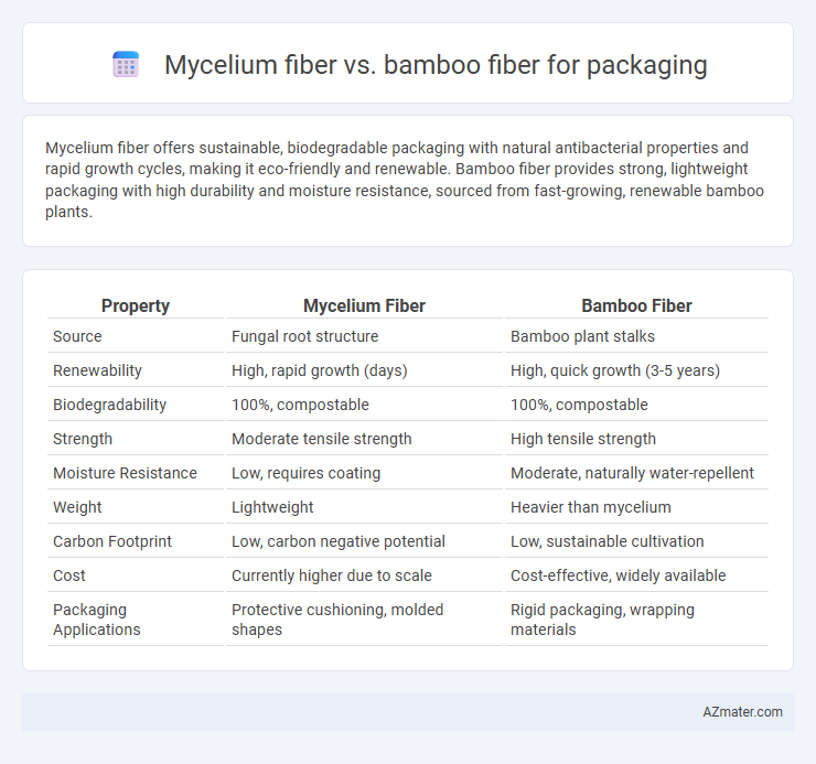 Mycelium fiber vs. bamboo fiber for packaging - What is The Difference?