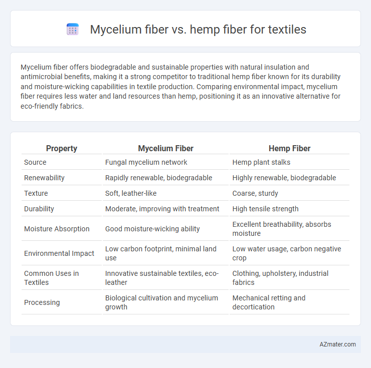 Mycelium fiber vs. hemp fiber for textiles - What is The Difference?