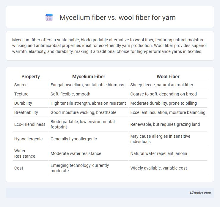 Mycelium fiber vs. wool fiber for yarn - What is The Difference?