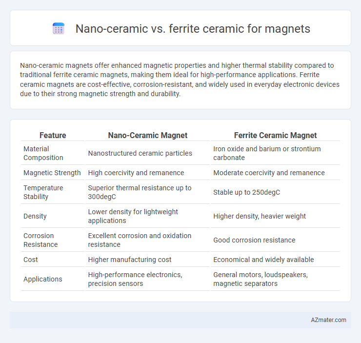 Nano-ceramic vs. ferrite ceramic for magnets - What is The Difference?