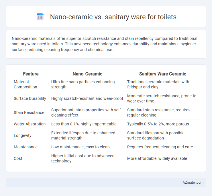 Nano-ceramic vs. sanitary ware for toilets - What is The Difference?