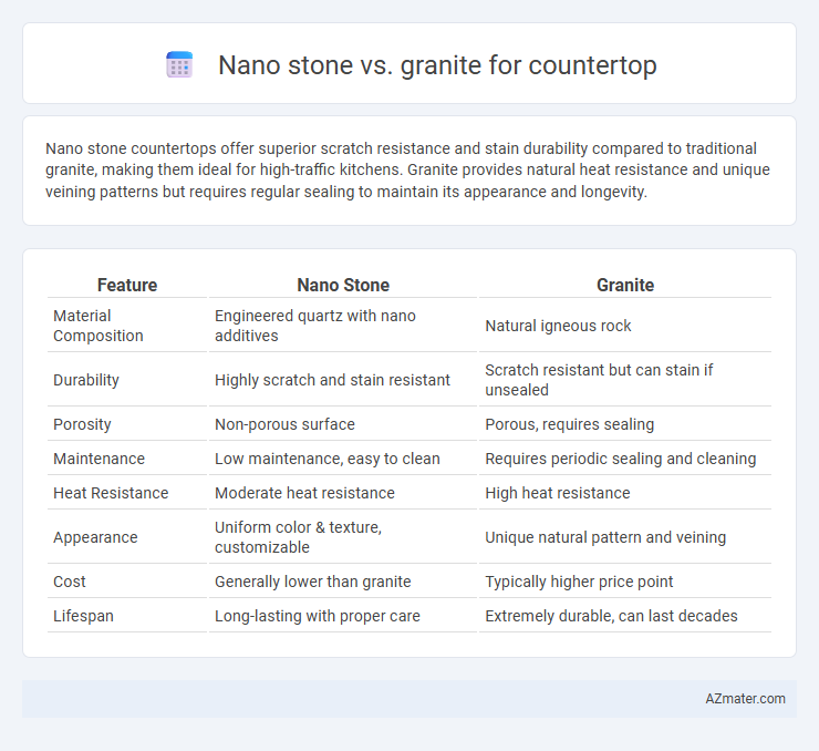 Nano stone vs. granite for countertop - What is The Difference?