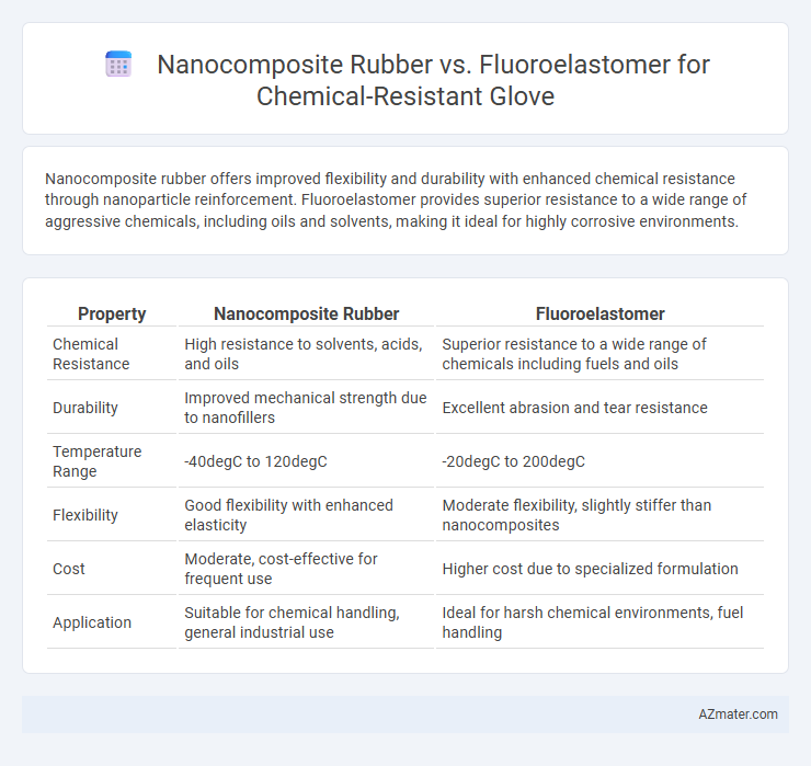 Nanocomposite Rubber vs. Fluoroelastomer for Chemical-Resistant Glove - What is The Difference?
