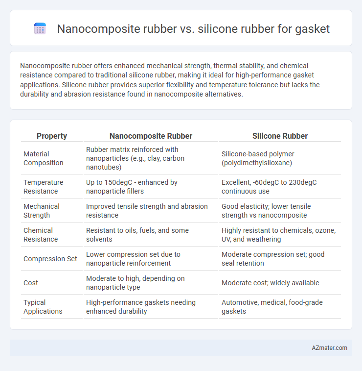 Nanocomposite rubber vs. silicone rubber for gasket - What is The Difference?