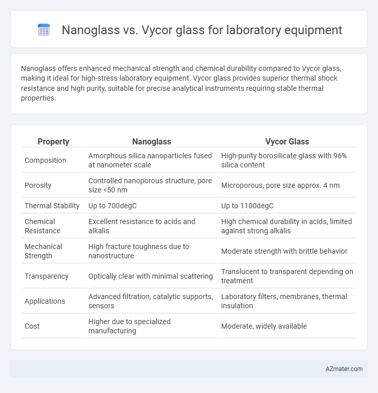 Nanoglass vs. Vycor glass for laboratory equipment - What is The Difference?