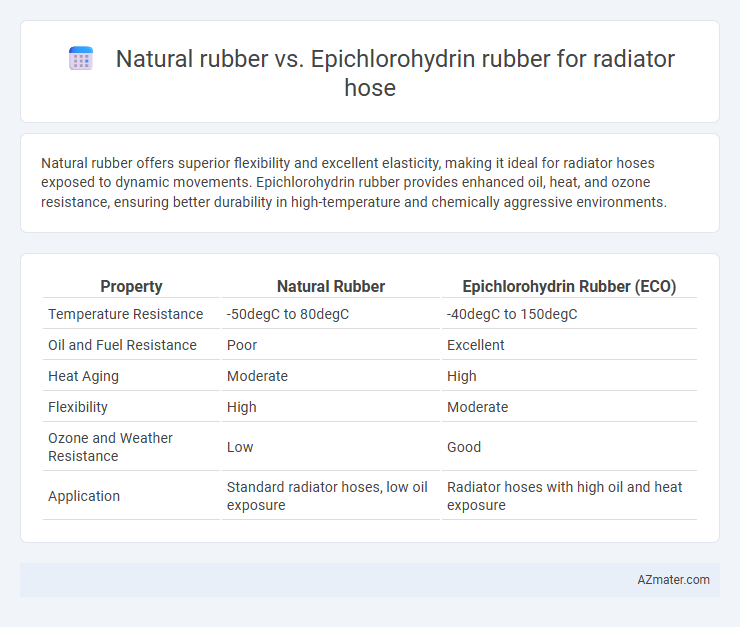 Natural rubber vs. Epichlorohydrin rubber for radiator hose - What is The Difference?