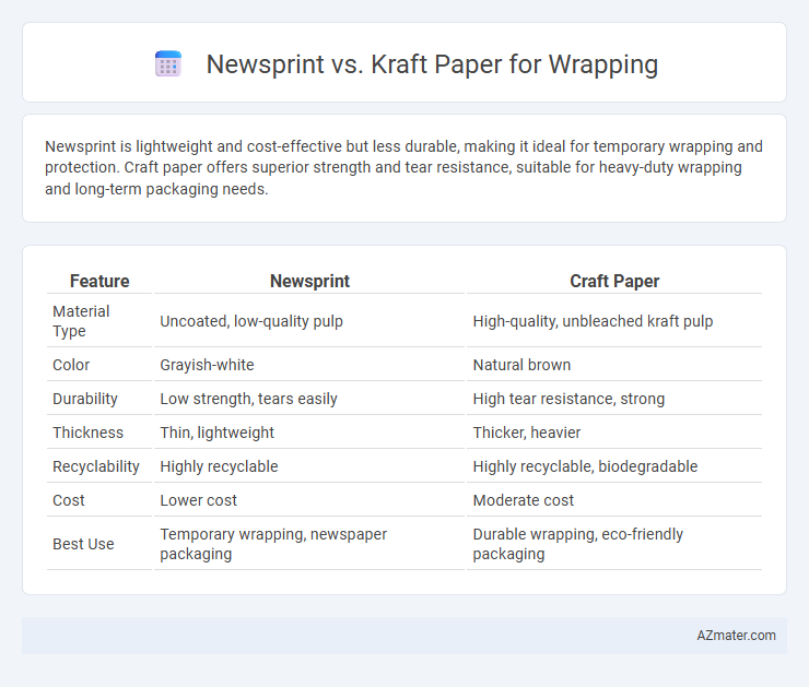 Newsprint vs. Kraft Paper for Wrapping - What is The Difference?