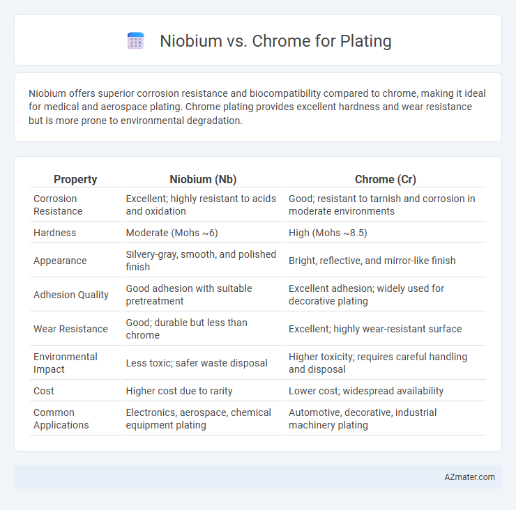 Niobium vs. Chrome for Plating - What is The Difference?