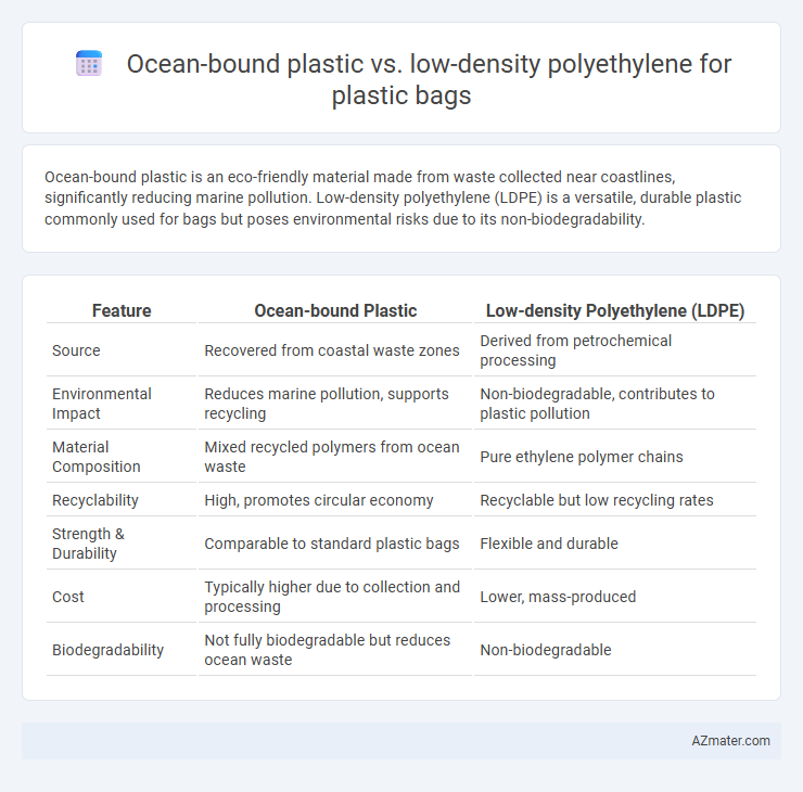 Ocean-bound plastic vs. low-density polyethylene for plastic bags - What is The Difference?
