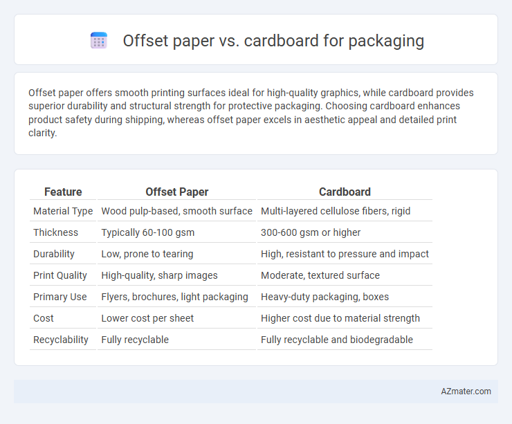 Offset paper vs. cardboard for packaging - What is The Difference?