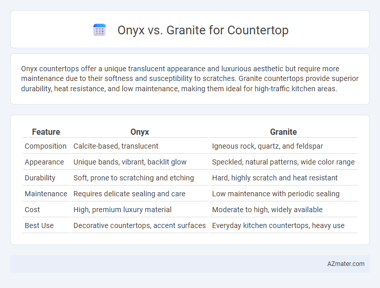 Onyx vs. Granite for Countertop - What is The Difference?