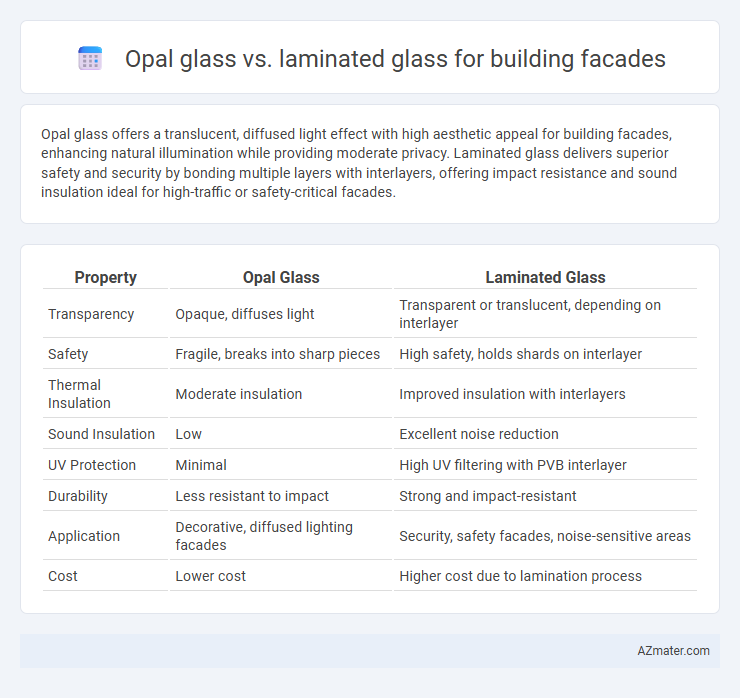 Opal glass vs. laminated glass for building facades - What is The Difference?