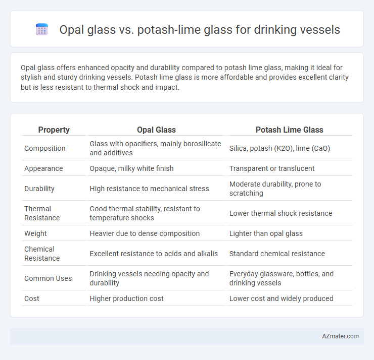 Opal glass vs. potash-lime glass for drinking vessels - What is The Difference?