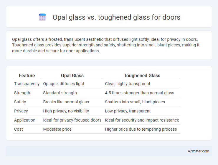 Opal glass vs. toughened glass for doors - What is The Difference?
