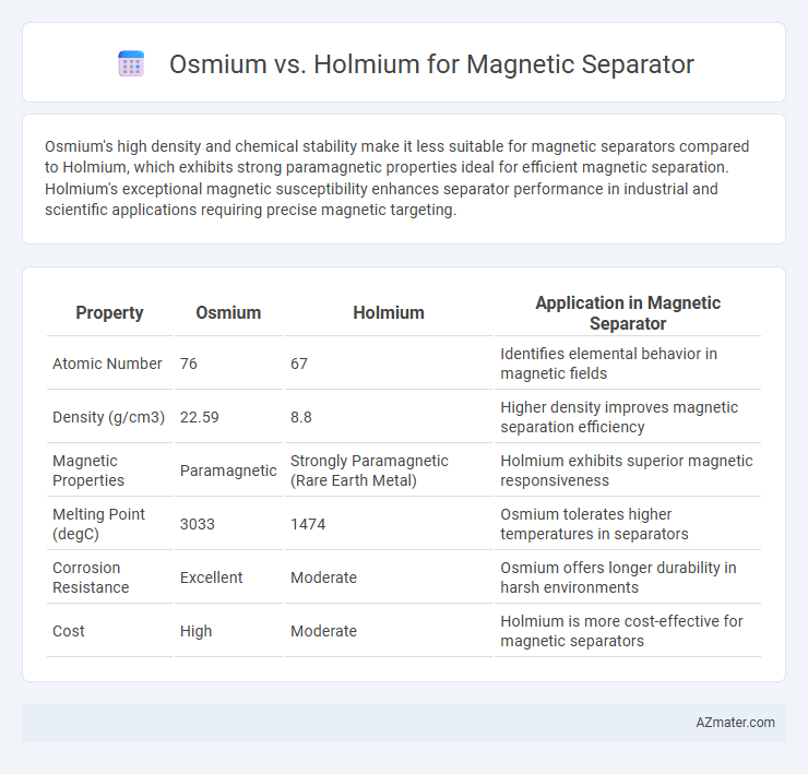 Osmium vs. Holmium for Magnetic Separator - What is The Difference?