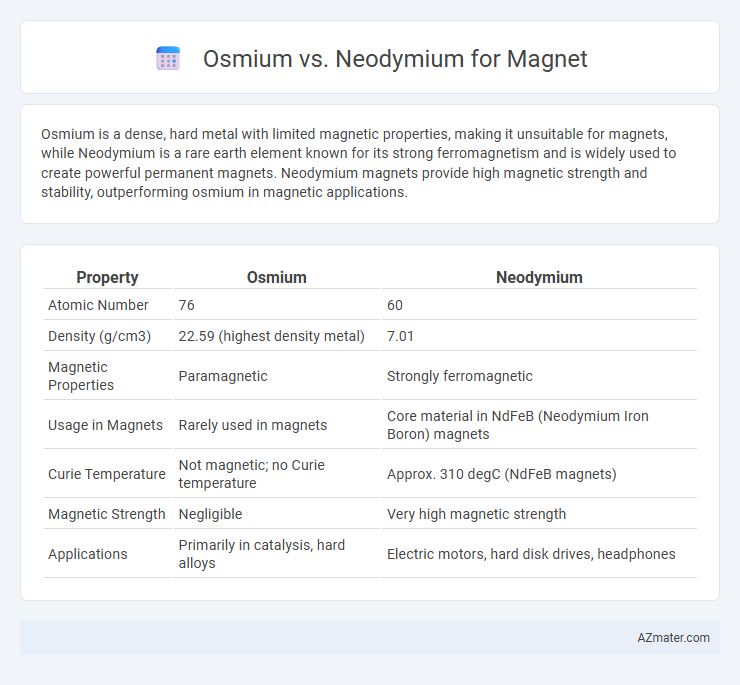 Osmium vs. Neodymium for Magnet - What is The Difference?
