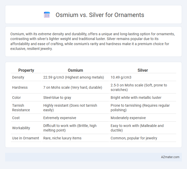 Osmium vs. Silver for Ornaments - What is The Difference?