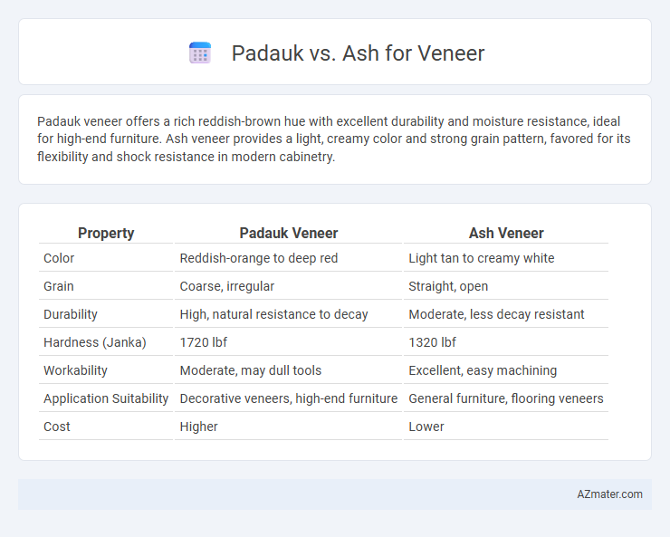 Padauk vs. Ash for Veneer - What is The Difference?