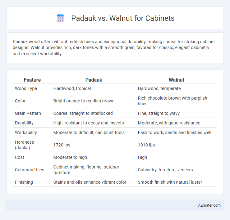 Padauk vs. Walnut for Cabinets - What is The Difference?