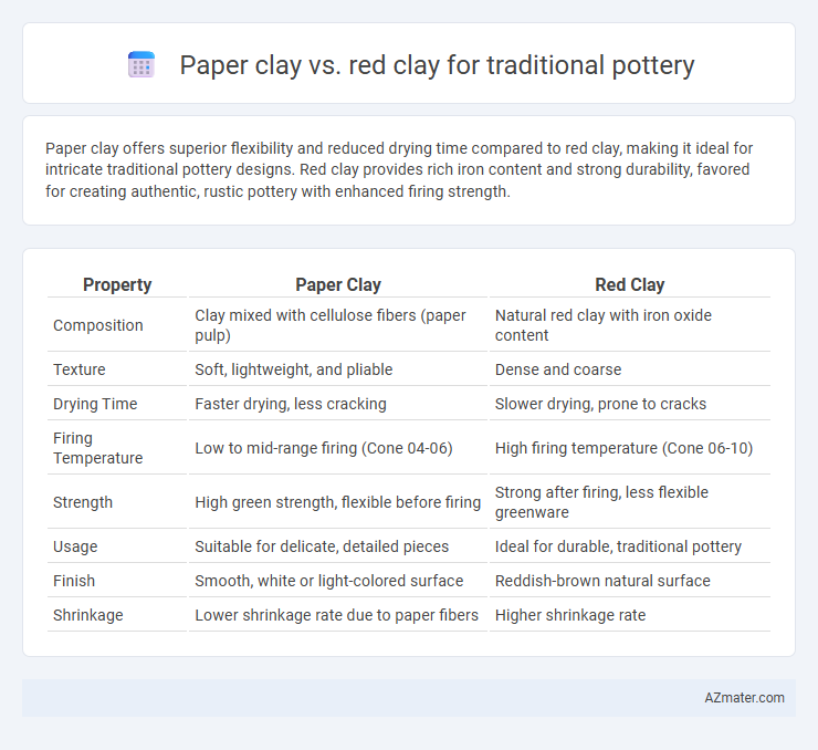 Paper clay vs. red clay for traditional pottery - What is The Difference?