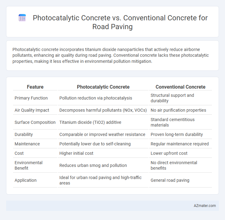 Photocatalytic Concrete vs. Conventional Concrete for Road Paving - What is The Difference?