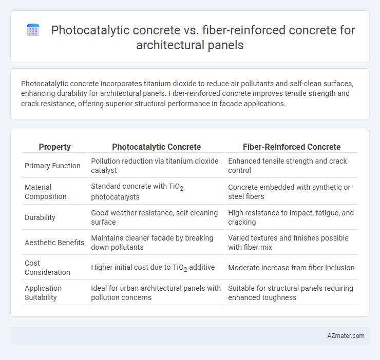 Photocatalytic concrete vs. fiber-reinforced concrete for architectural panels - What is The Difference?