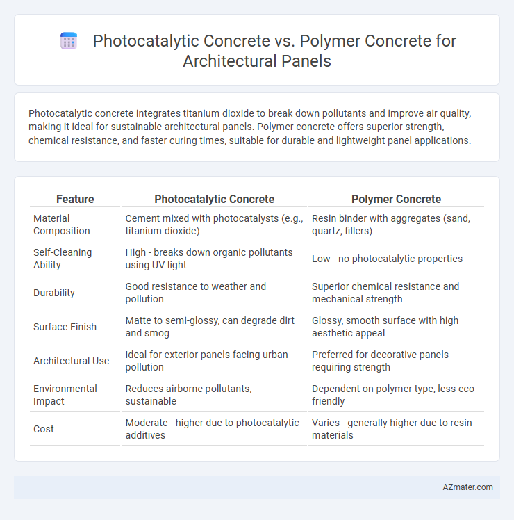 Photocatalytic Concrete vs. Polymer Concrete for Architectural Panels - What is The Difference?