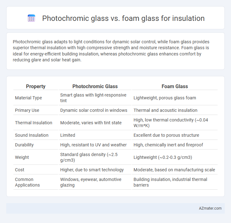 Photochromic glass vs. foam glass for insulation - What is The Difference?