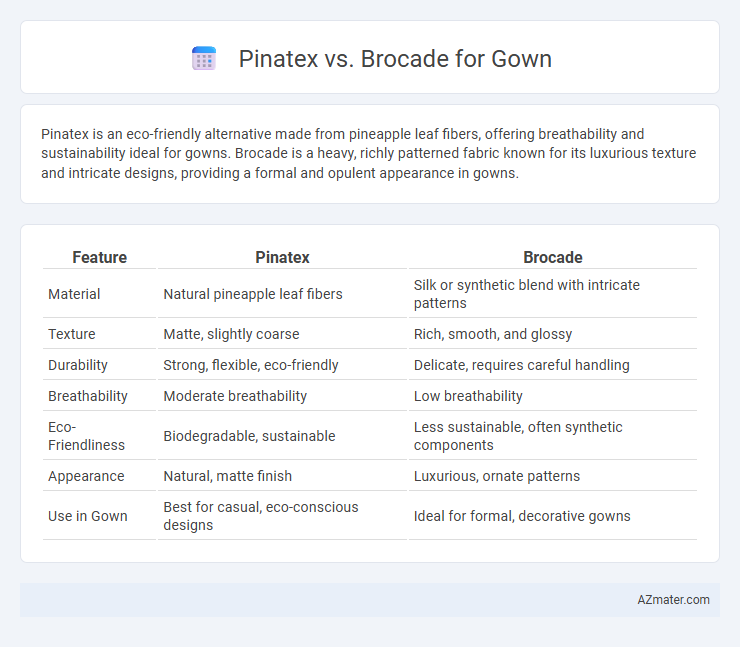 Pinatex vs. Brocade for Gown - What is The Difference?