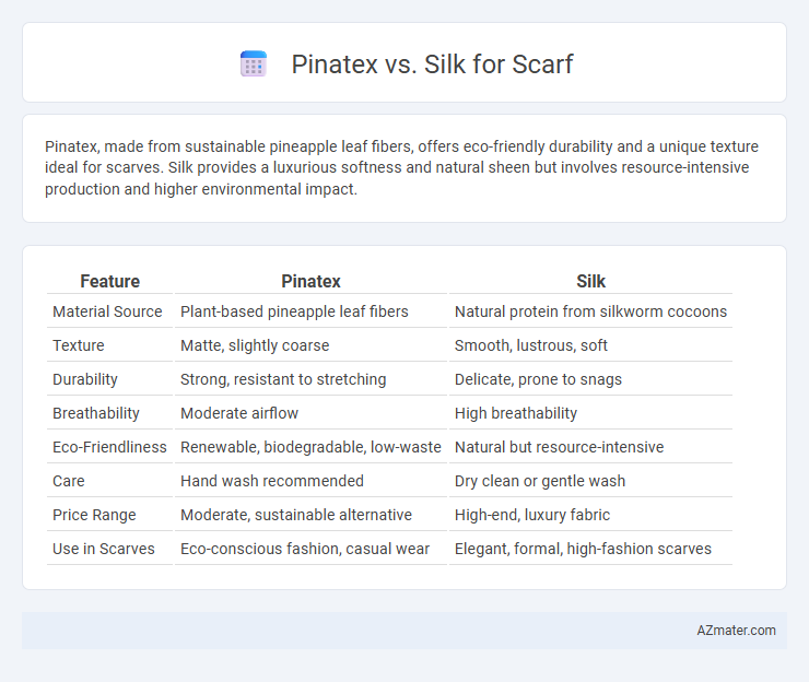Pinatex vs. Silk for Scarf - What is The Difference?