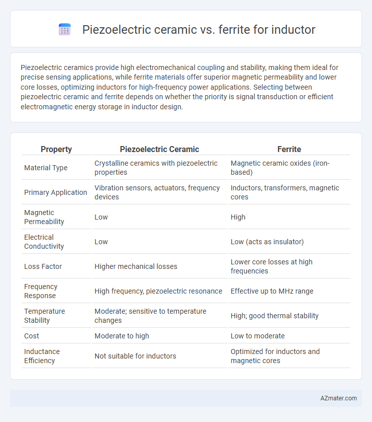 Piezoelectric ceramic vs. ferrite for inductor - What is The Difference?