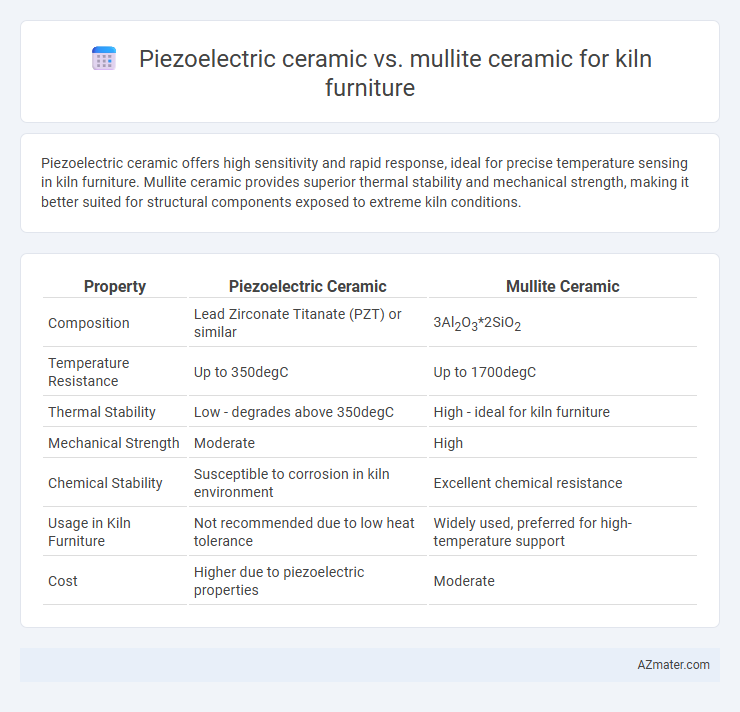 Piezoelectric ceramic vs. mullite ceramic for kiln furniture - What is The Difference?