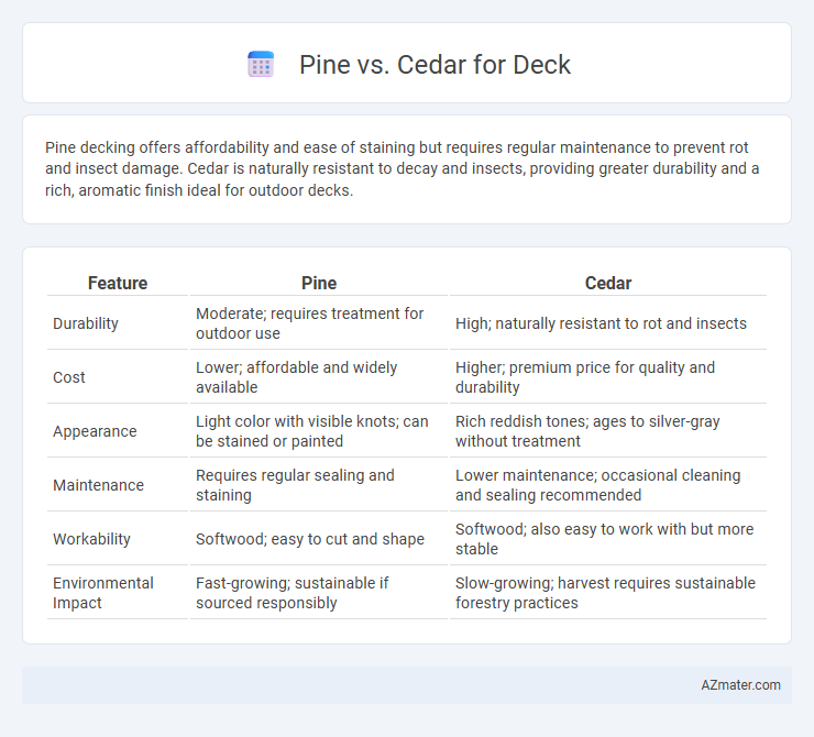 Pine vs. Cedar for Deck - What is The Difference?