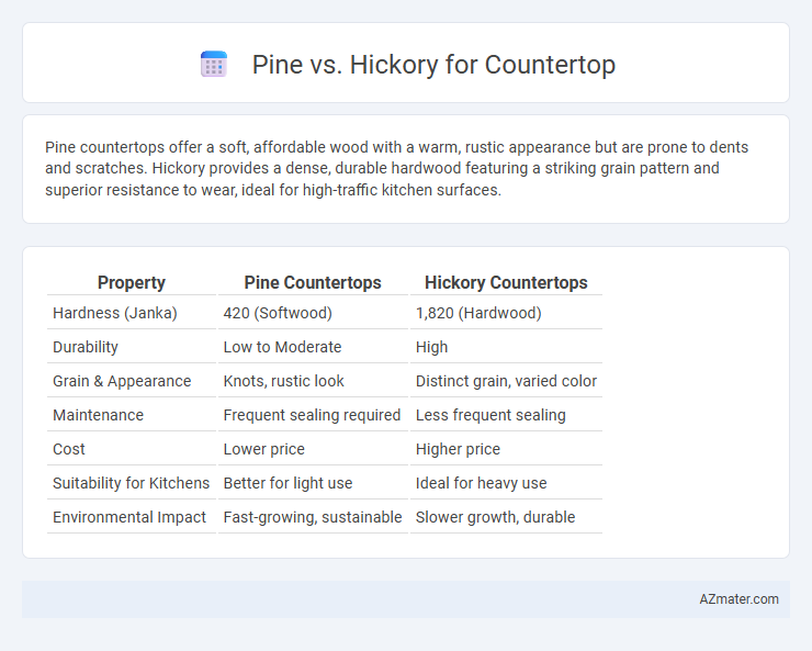 Pine vs. Hickory for Countertop - What is The Difference?