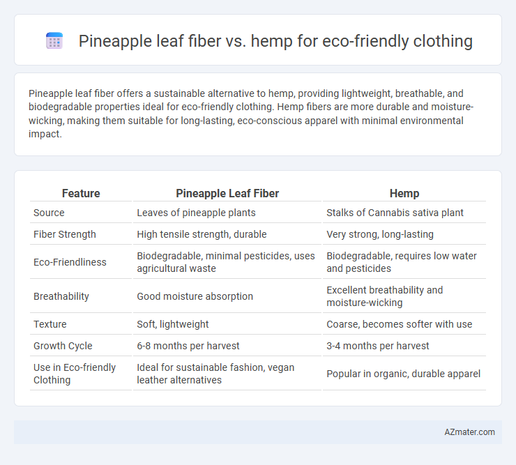 Pineapple leaf fiber vs. hemp for eco-friendly clothing - What is The Difference?