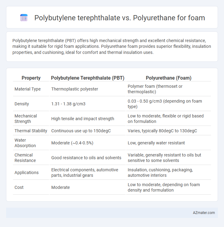 Polybutylene terephthalate vs. Polyurethane for foam - What is The Difference?
